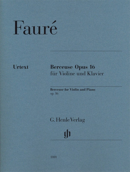 Berceuse Op 16 Violin Urtext Book