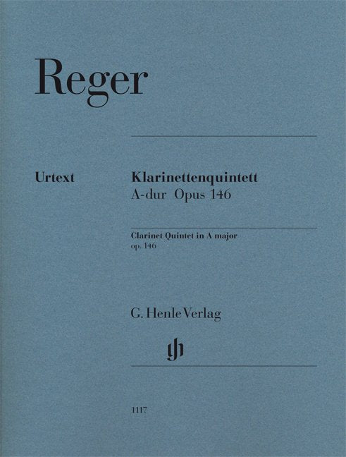 Reger: Clarinet Quintet in A Major, Op. 146 — Parts (G. Henle Verlag)