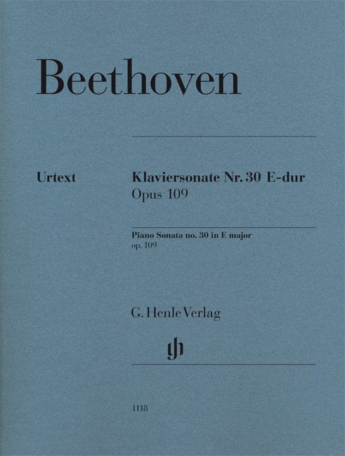 Beethoven - Piano Sonata No 30 E Major Op 109 Urtext (G. Henle Verlag)