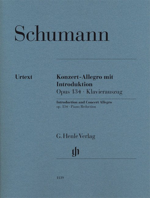 Schumann: Introduction & Concert Allegro, Op. 134 — 2 Pianos 4 Hands (G. Henle Verlag)