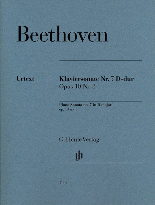 Beethoven - Sonata No. 7 in D Major Op. 10 No. 3 for Piano Solo, G. Henle Verlag, 33 Pages