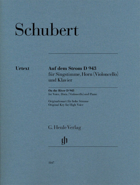 On the River D 943 for Voice Horn and Piano - Schubert Franz - Henle