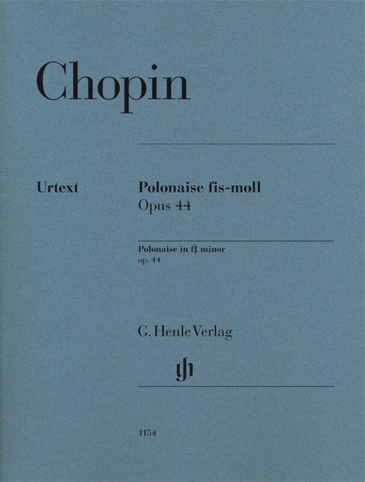 Chopin - Polonaise Op 44 F Sharp Minor Piano (Softcover Book)