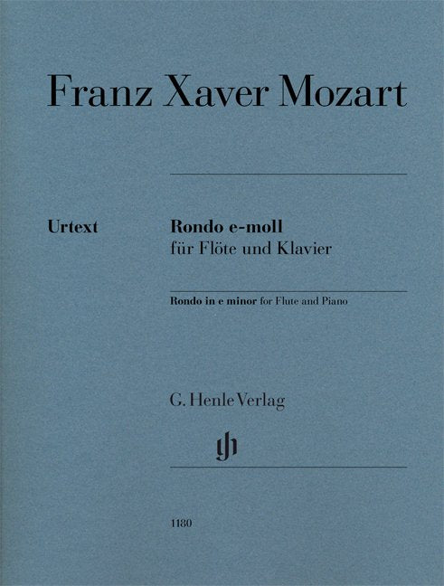 Franz Xaver Mozart: Rondo in E Minor — Flute & Piano (G. Henle Verlag)