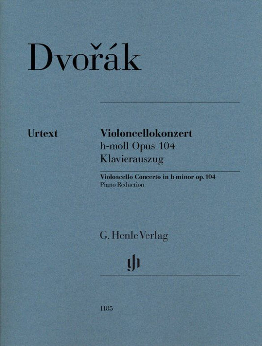Dvorak Concerto in B Minor Op. 104 for Cello and Piano, G. Henle Verlag, 102 Pages