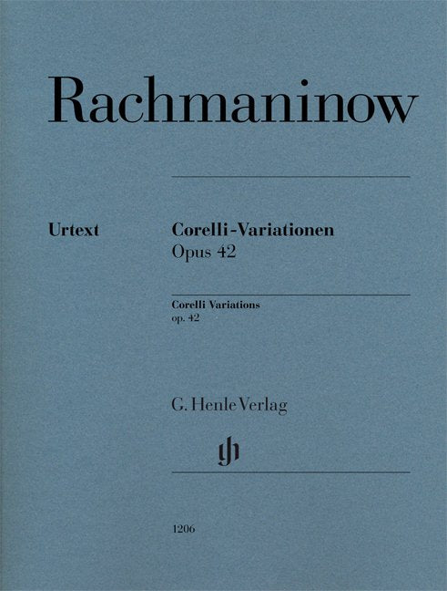 Rachmaninoff: Variations on a Theme of Corelli, Op. 42 — Piano (G. Henle Verlag)