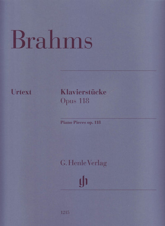 Brahms: Piano Pieces, Op. 118 — Urtext (G. Henle Verlag)