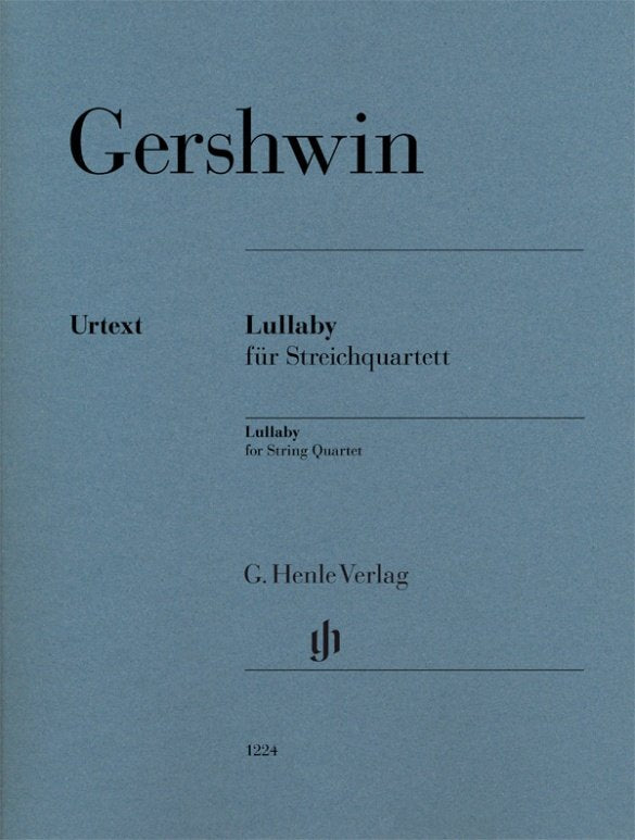 Gershwin: Lullaby for String Quartet — Parts (G. Henle Verlag)