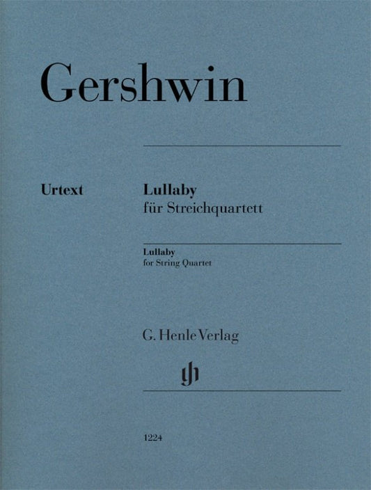 Gershwin: Lullaby for String Quartet — Parts (G. Henle Verlag)