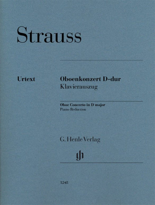 Strauss - Concerto in D Major for Oboe and Piano, Urtext Edition, G. Henle Verlag, 66 Pages