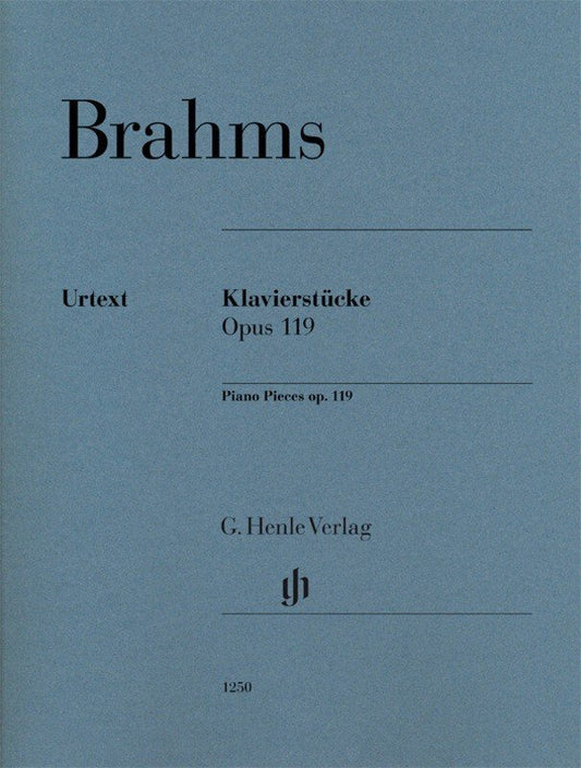 Brahms: Piano Pieces, Op. 119 — Piano Solo (G. Henle Verlag)