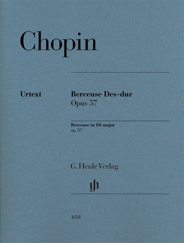 Chopin: Berceuse in D Flat Major, Op. 57 — Piano Solo (G. Henle Verlag)