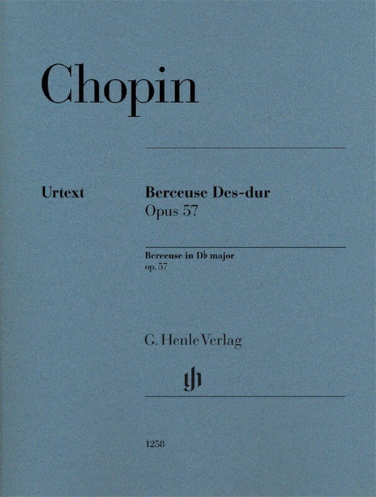 Chopin: Berceuse in D Flat Major, Op. 57 — Piano Solo (G. Henle Verlag)
