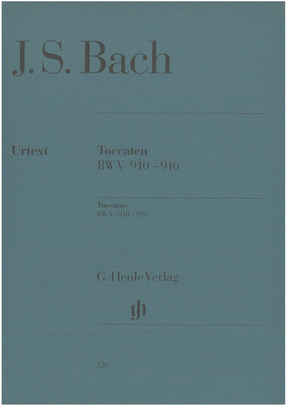 Bach - Toccatas BWV 910-916 Urtext Edition for Piano, Edited by Rudolf Steglich