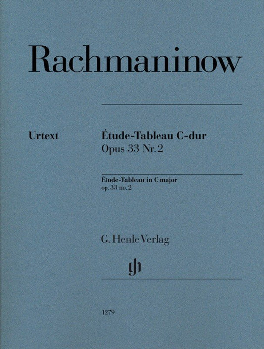 Rachmaninoff: Étude-Tableau in C Major, Op. 33 No. 2 — Piano (G. Henle Verlag)