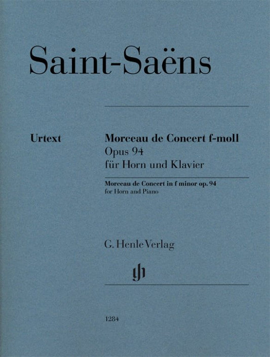 Saint-Saëns: Morceau de Concert, Op. 94 — Horn/Piano (G. Henle Verlag)