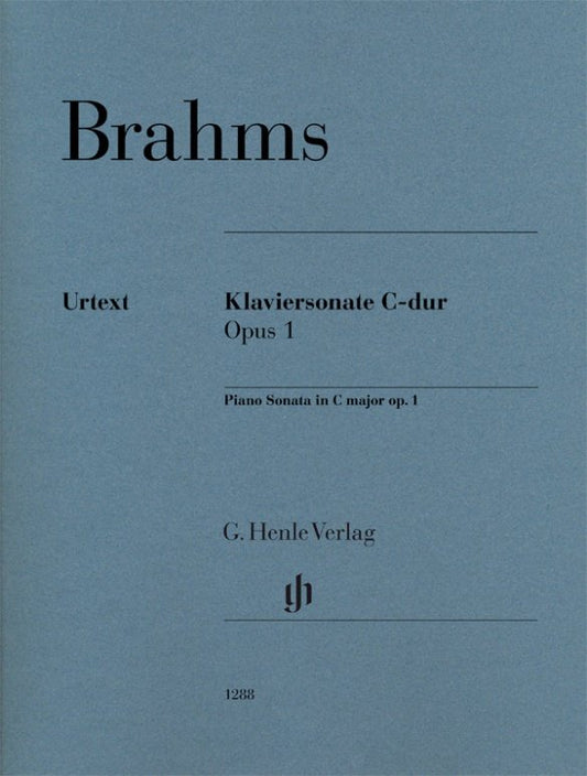 Brahms: Piano Sonata in C Major, Op. 1 — Piano Solo (G. Henle Verlag)