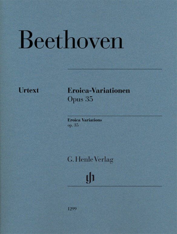 Beethoven Eroica Variations Op. 35 for Piano - Urtext Edition, 32 Pages, G. Henle Verlag