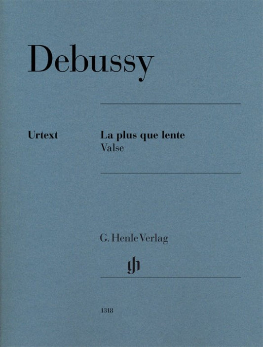 Debussy: La Plus que Lente — Piano Solo (G. Henle Verlag)