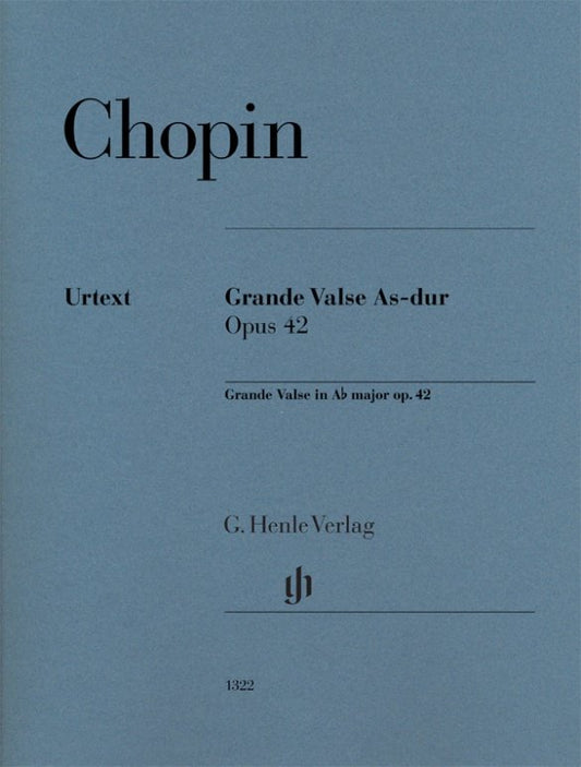 Chopin: Grand Waltz in A Flat Major, Op. 42 — Piano Solo (G. Henle Verlag)