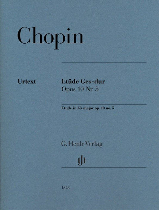 Chopin: Étude in G Flat Major, Op. 10 No. 5 — Piano Solo (G. Henle Verlag)