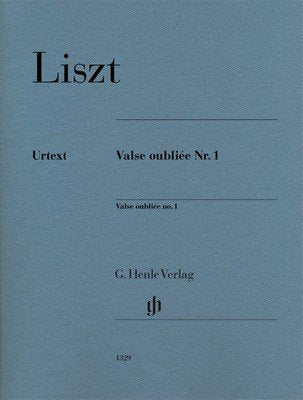 Liszt: Valse Oubliée No. 1 — Piano (G. Henle Verlag)