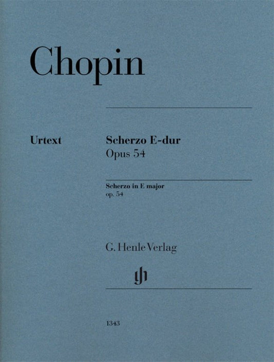 Chopin - Scherzo in E Major Op. 54 Piano Urtext Edition