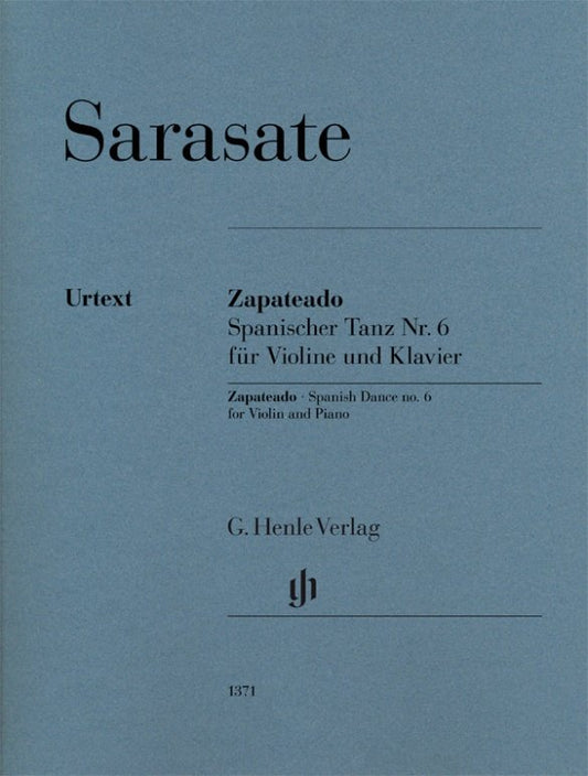 Sarasate - Zapateado Spanish Dance No. 6 for Violin and Piano, G. Henle Verlag, 27 Pages