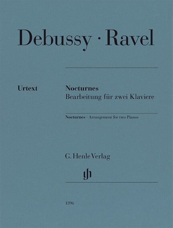 Debussy - Nocturnes for 2 Pianos 4 Hands, Arranged by Ravel, G. Henle Verlag, 72 Pages