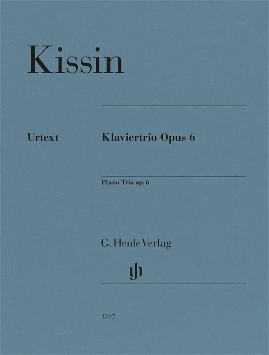 Kissin Piano Trio Op. 6 - Evgeny Kissin, G. Henle Verlag, Cello/Piano/Violin, 49 Pages