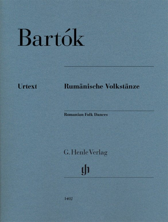 Bartók: Romanian Folk Dances — Piano (G. Henle Verlag)