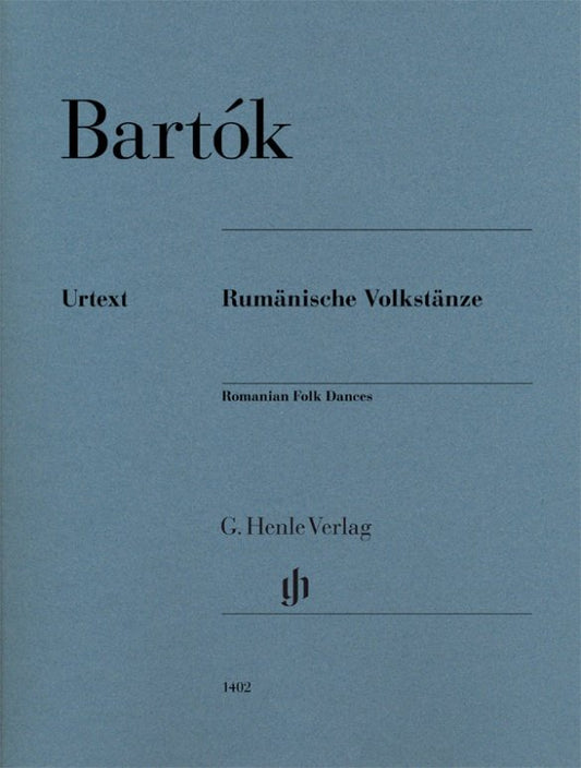 Bartók: Romanian Folk Dances — Piano (G. Henle Verlag)