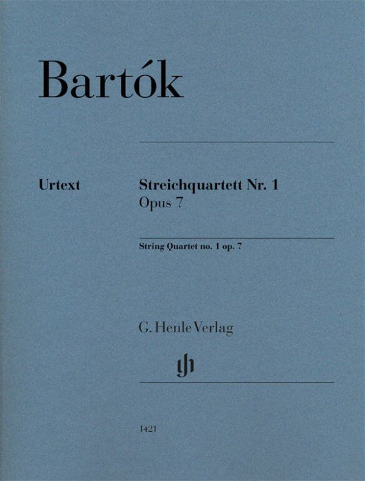 Bela Bartok String Quartet No. 1 Op. 7 Set of Parts - G. Henle Verlag Edition