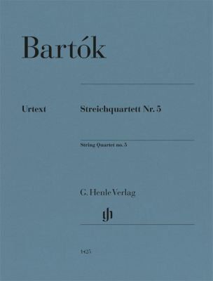 Bartok String Quartet No. 5 Set of Parts for Cello and Viola - G. Henle Verlag Edition