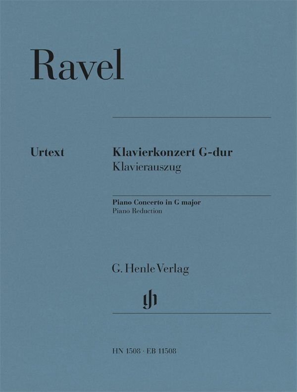 Ravel - Piano Concerto in G Major for 2 Pianos 4 Hands, G. Henle Verlag, 68 Pages