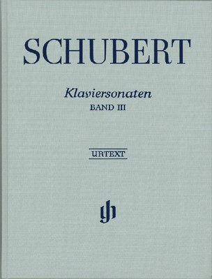 Schubert Piano Sonatas Volume 3 Sheet Music Bound Edition