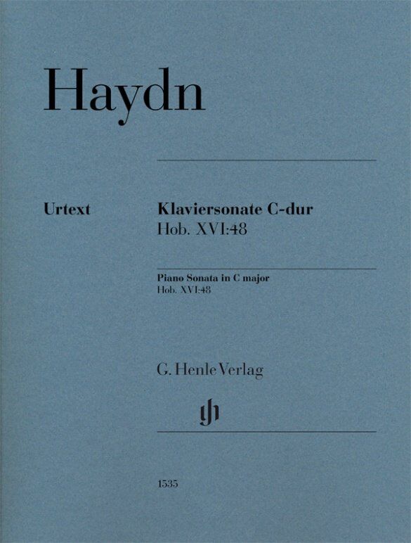 Haydn Piano Sonata C Major Hob. XVI/48 Urtext Edition for Piano Solo