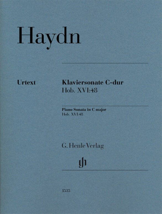 Haydn Piano Sonata C Major Hob. XVI/48 Urtext Edition for Piano Solo