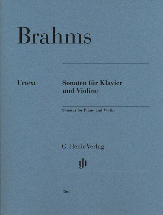 Brahms: Sonatas for Violin and Piano - Urtext Edition, G. Henle Verlag, 202 Pages