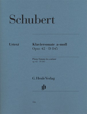 Schubert Piano Sonata in A Minor Op. 42 D845 Piano Solo Henle HN156