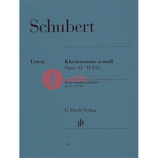 Schubert Piano Sonata in A Minor Op. 42 D845 Piano Solo Henle HN156 — view 2