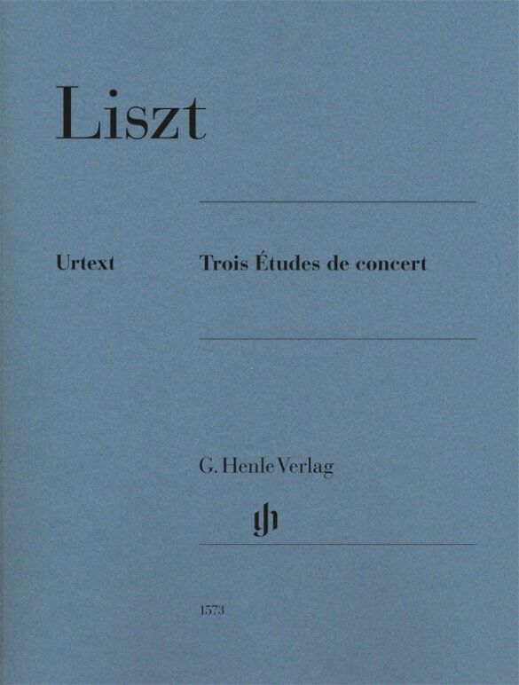 Liszt - 3 Concert Etudes for Piano Urtext, Trois Etudes de Concert, G. Henle Verlag, 52 pages