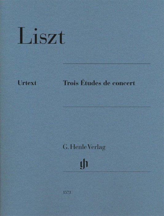 Liszt - 3 Concert Etudes for Piano Urtext, Trois Etudes de Concert, G. Henle Verlag, 52 pages