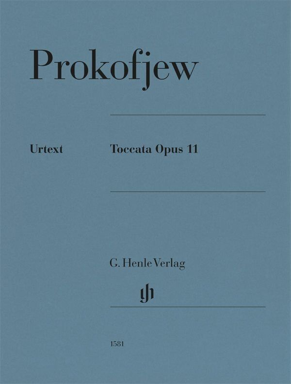Prokofiev - Toccata Op. 11 for Piano Urtext Edition by G. Henle Verlag