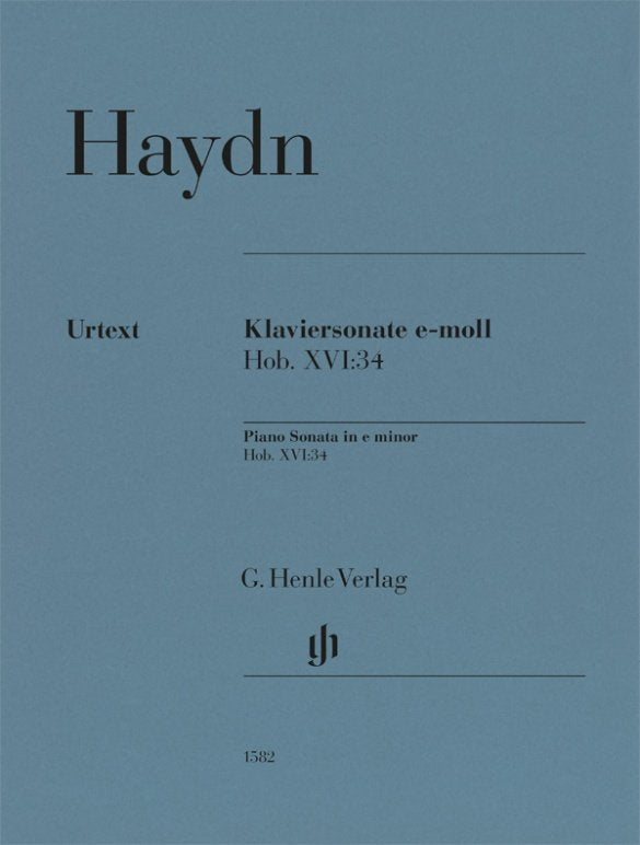 Haydn - Piano Sonata E Minor Hob Xvi:34 Urtext (G. Henle Verlag)