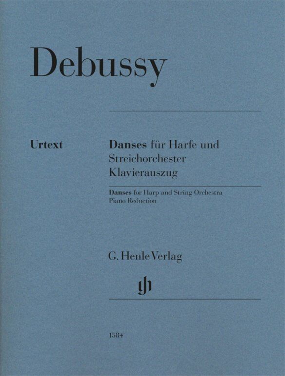 Debussy - Danses for Harp/Piano Urtext Edition by G. Henle Verlag, 47 Pages