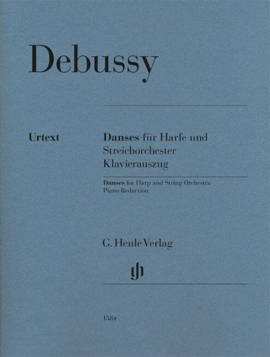 Debussy - Danses for Harp/Piano Urtext Edition by G. Henle Verlag, 47 Pages