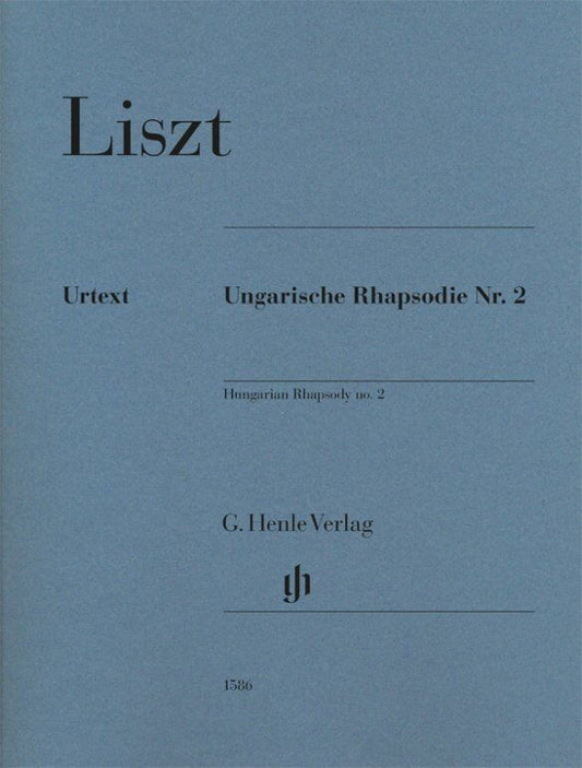 Hungarian Rhapsody No. 2 for Piano Urtext by Franz Liszt - 32 Pages, G. Henle Verlag