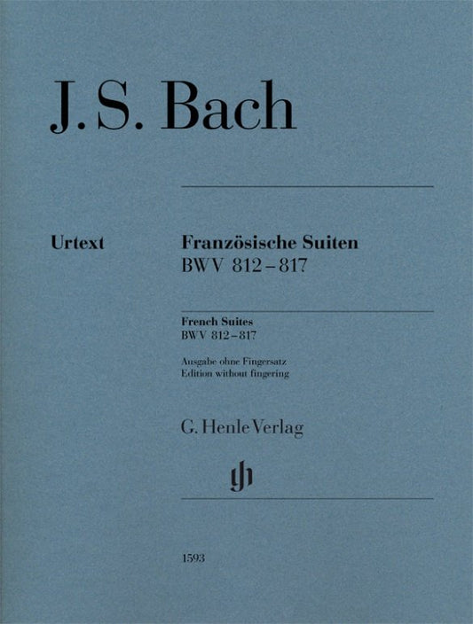 Bach: French Suites, BWV 812–817 — Without Fingering (G. Henle Verlag)