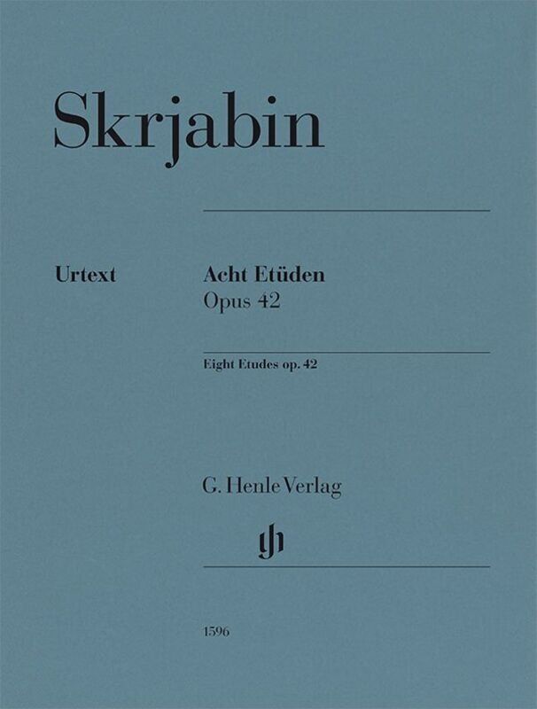 Scriabin - Eight Etudes Op. 42 for Piano, G. Henle Verlag Edition, 40 Pages, Piano Solo
